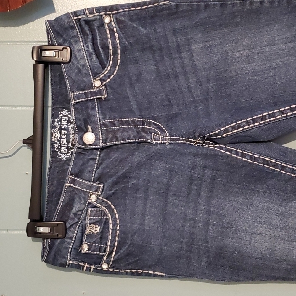 PAISLEY SKYE SKINNY JEANS - Picture 2 of 7
